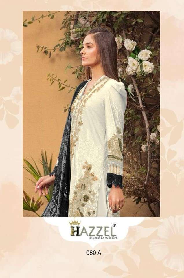 Hazzel Mariya B Luxury D.No-80 Cotton Salwar suits  Wholesaler In Surat 