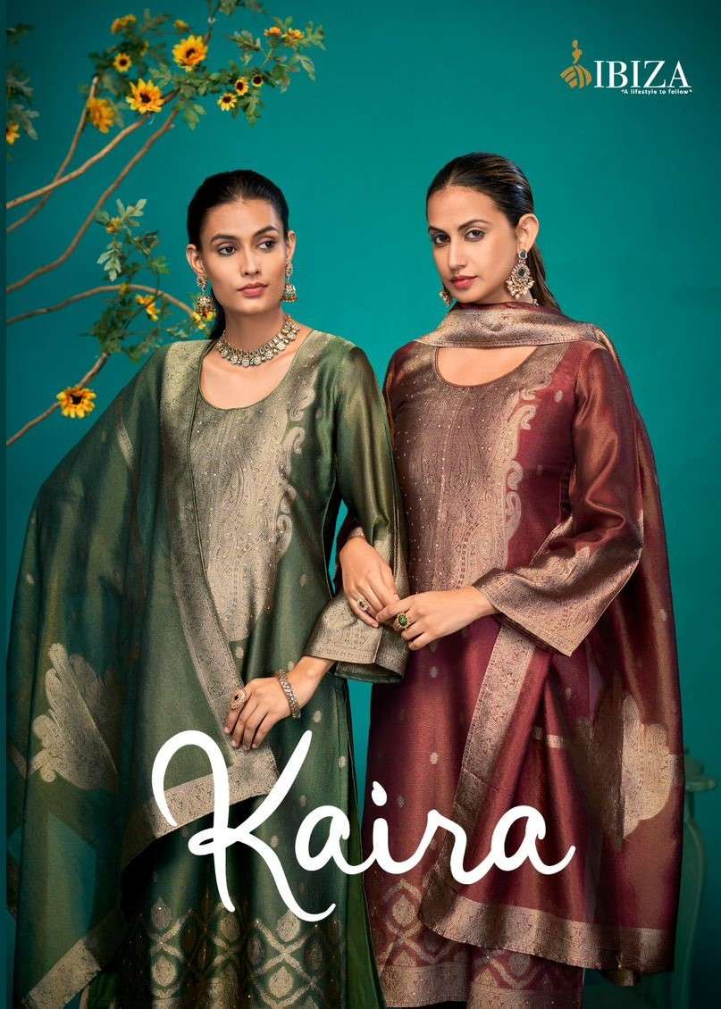 Ibiza Kaira Pure banglory Silk Pakistani Salwar Suits Wholesaler In Surat.