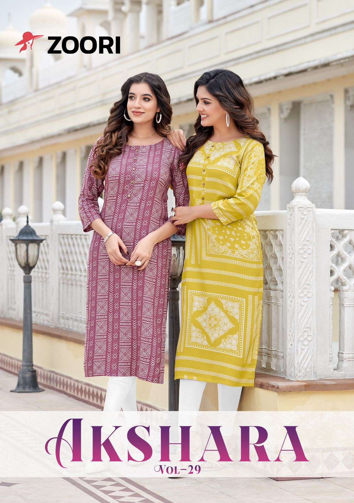 Zoori Akshara Vol-29 Rayon Print ReadyMade Kurti Wholesaler In Surat.