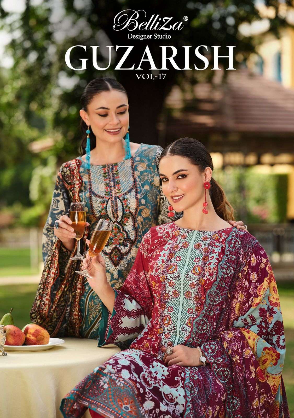 Belliza Designer Guzarish Vol-17  Cotton Unstitched Salwar Suits Wholesaler In Surat.