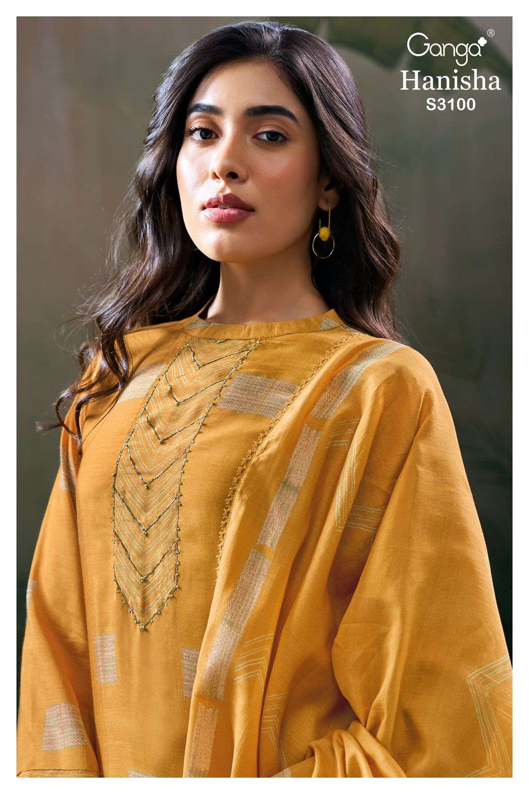 Ganga Hanisha 3100 Silk Designer Salwar Suits Wholesaler In Surat.