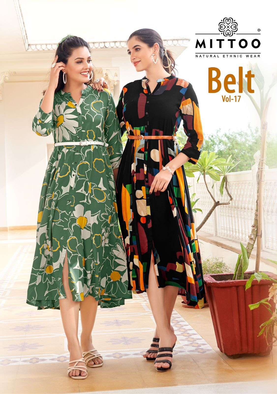 Mittoo Belt Vol-17 Rayon  Kurti  Wholesaler In Surat.