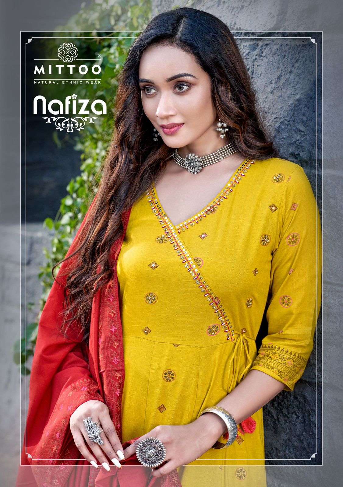 Mittoo Nafiza Rayon Kurti With Bottom And Dupatta Wholesaler In Surat.