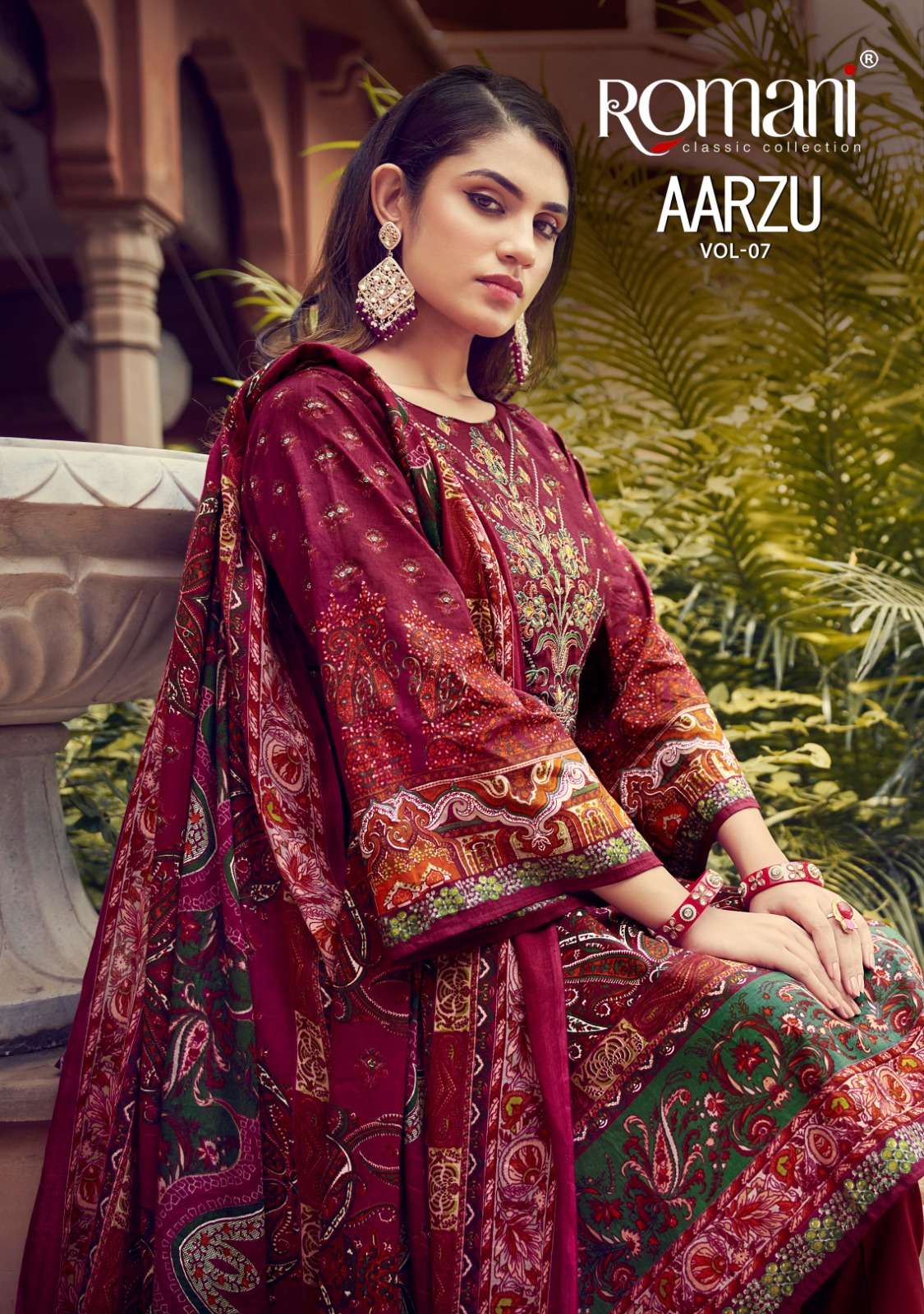 Romani Aarzu Vol-7 Cotton Daily Wear  Salwar Suits Wholesaler In Surat.