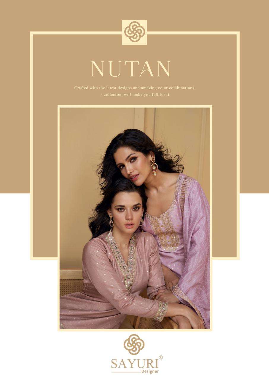 Sayuri Designer Nutan Nx Silk Party Wear  Wholesaler In Surat.