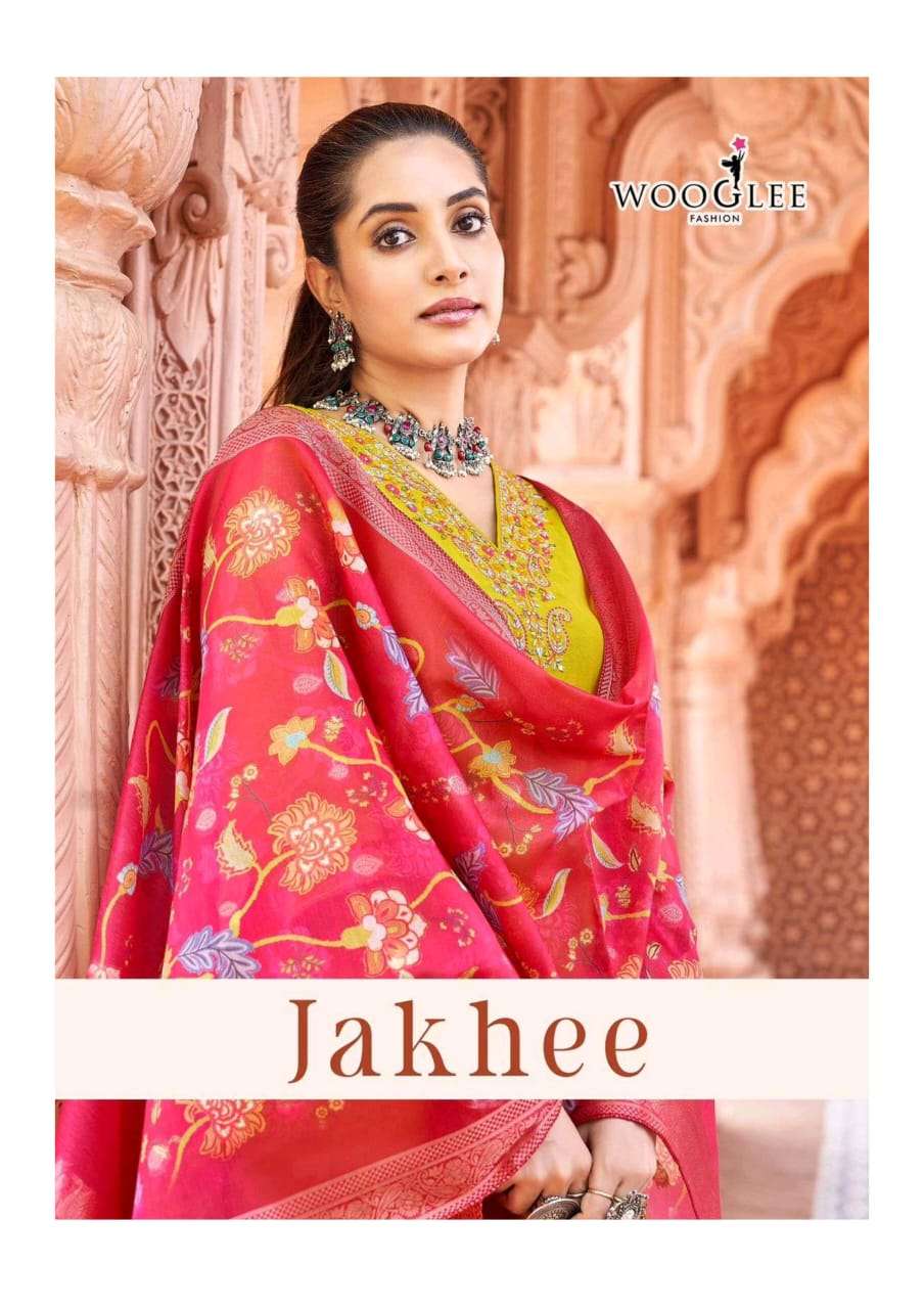 Wooglee Fashion Jakhee Viscose Fabric Readymade Kurti With Pant And Dupatta Wholesaler In Surat.