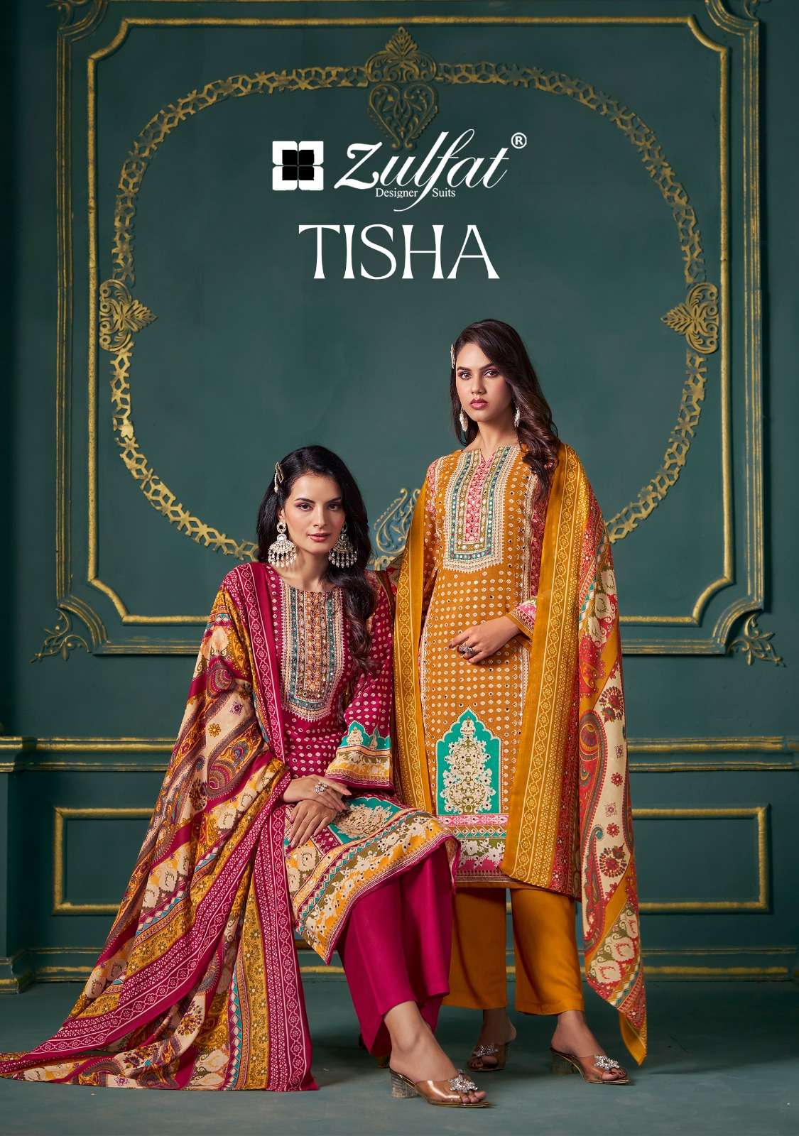 Zulfat Tisha Viscose  Unstich Daily Wear Salwar Suits Wholesaler In Surat.