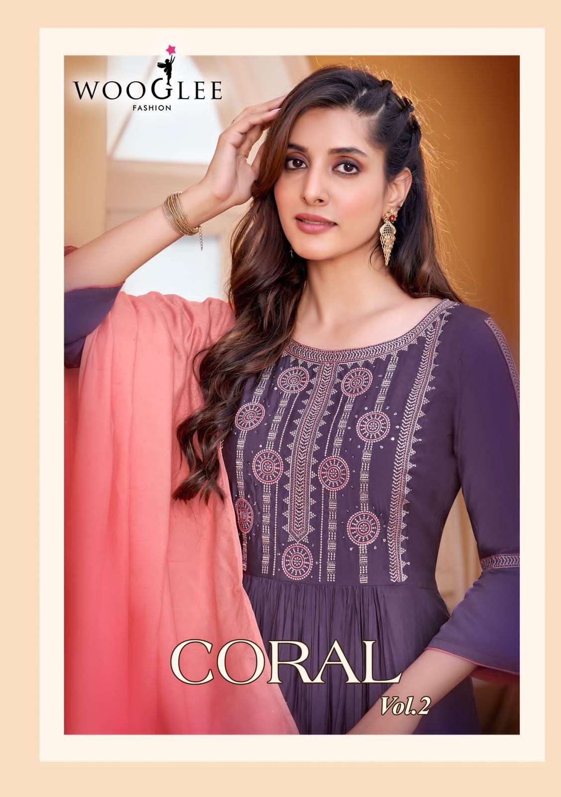 Wooglee Coral Vol-2  Rayon Kurti  Wholesaler In Surat. 