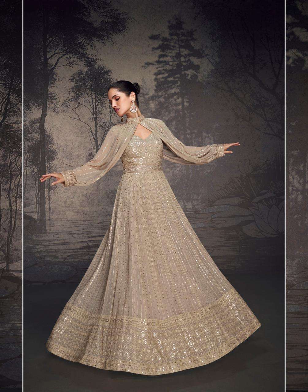 Unstitched gown sales